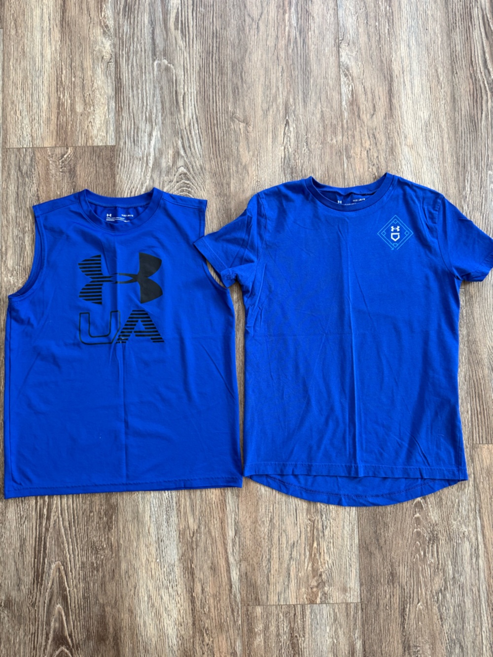 Under Armour Kids Royal Blue HeatGear Tees - 2-Pack